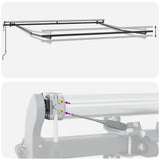 Automatic Retractable Awning Burgundy 300x250 cm 3310181