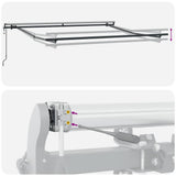 Automatic Retractable Awning Burgundy 300x250 cm 3310181