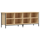 Shoe Cabinet Sonoma Oak 131x35x50 cm Engineered Wood 831849