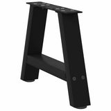 Coffee Table Legs A-Shaped 2 pcs Black 40x cm Steel 4012812