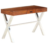 Desk Solid Acacia Wood Honey Finish 110x50x76 cm 245652