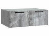 Wall-Mounted TV Cabinet Grey Sonoma 59.5 x 41 x 30 cm 898681