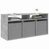 Lowboard with Drawer Concrete Grey 102 x 32 x 48.5 cm 8000591
