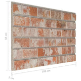 ZNTS 3D Wall Panels with Red Brick Design 10 pcs EPS 149581