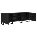 TV Cabinet Black Oak 150 x 30 x 50 cm Engineered Wood 879600