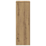 Plant Stand Artisan Oak 33x33x100 cm Engineered Wood 852959
