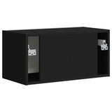 TV Wall Cabinet Black 60 x 31 x 29.5 cm Engineered Wood 892191