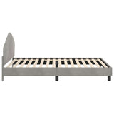 Children's Bed Frame with Headboard Light Grey 80 x 200 cm 42010943