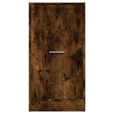Apothecary Cabinet Smoked Oak 40x41x77.5 cm Engineered Wood 855191