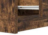 Bedside Cabinets with 2 Drawers 2 pcs Smoked Oak 38x34x80 cm 861364
