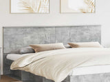 Headboard Concrete Grey 100 cm Engineered Wood 887608