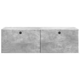 Wall-Mounted TV Cabinet 98 x 41 x 30 cm Concrete Grey 899208