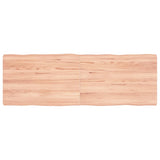 ZNTS Table Top Light Brown 120x40xcm Treated Solid Wood Live Edge 363956