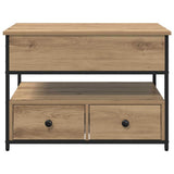 Coffee Table Artisan Oak 70 x 50 x 54.5 cm Engineered Wood 883049