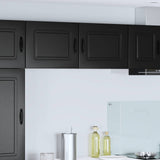Dishwasher Panel Kalmar Black 50 x 31 x 40 cm Engineered Wood 884536