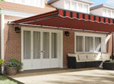 Retractable Awning Orange and brown 600 x 300 cm 3331593