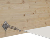 Vertical Awning White 100x1000 cm Oxford Fabric 148162
