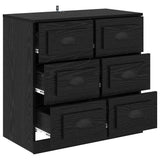 Sideboard Black Oak 70 x 35.5 x 67.5 cm Engineered Wood 881428