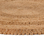 ZNTS Area Rug Hand-braided Jute 120 cm Round 344950