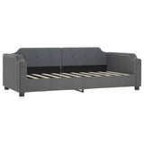 Daybed with Trundle without Mattress Dark Grey 90x190 cm Single 3197706