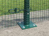 Welded Wire Fence with Concrete Base 10 x 0.4 m 3352385