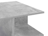 Coffee Table Concrete Grey 87 x 50 x 45 cm Engineered Wood 8001058