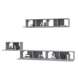 5 Piece TV Cabinet Set Grey Sonoma Engineered Wood 3114436