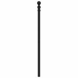 Metal Replace Headboard Black 140 cm 353570