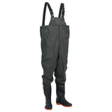 Chest Waders with Boots Dark Green Size 44 4016978