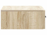 Wall-Mounted Bedside Cabinet 2 pcs Sonoma Oak 49 x 34.5 x 20 cm 898960