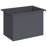 Garden Planter with LED Antracite 40 x 60 x 40 cm Steel 8008144
