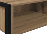 End Table Artisian Oak 100 x 36 x 75 cm Engineered Wood 886695