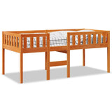 Children's Bed without Mattress Wax Brown 90x190 cm Solid Wood Pine 855020