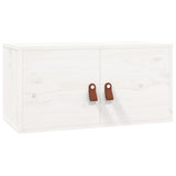 Wall Cabinets 2 pcs White 60x30x30 cm Solid Wood Pine 818368