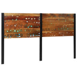 Headboard 180 cm Solid Wood Reclaimed and Iron 4017556