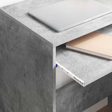 Desk Concrete Grey 77.5 x 43 x 79 cm Engineered Wood 869517