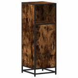 Bathroom Cabinet Smoked Oak 35x37.5x100 cm Engineered Wood 849241