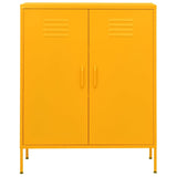 Storage Cabinet Mustard yellow Steel Medium Levelers 336164