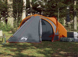 Camping Tent Dome 2-Person Grey and Orange Waterproof 94341