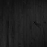 Dining Bench NOAIN 160 x 41 x 45 cm Solid Pine Wood Black 42020922