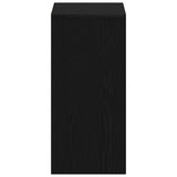 Desk with Shelf Black Oak 102.5 x 35 x 75 cm Engineered Wood 862664
