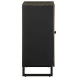 Sideboard Black 60x33x75 cm Solid Wood Mango 4017686