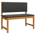 Garden Bench Brown 100 x 50 x 91cm Solid Acacia wood 4107153