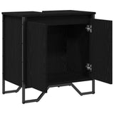 Bathroom Sink Cabinet Black Oak 60 x 35 x 60 cm Engineered wood 869179