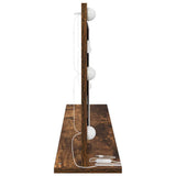 Vanity Mirror Rectangular Smoked Oak 100 x 45 x 18 cm 868329