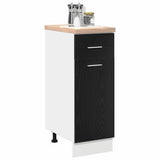Hanging Cabinet Black Oak 30 x 46 x 81.5 cm Engineered Wood 863237