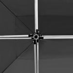Professional Folding Party Tent with Walls Aluminium 4.5x3 m Anthracite 45498