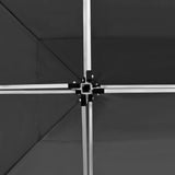 Professional Folding Party Tent with Walls Aluminium 4.5x3 m Anthracite 45498
