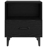 Bedside Cabinet with Drawer 2 pcs Black oak 40 x 35 x 47.5 cm 880602