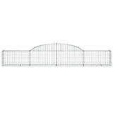 Arched Gabion Basket 300x30x40/60 cm Galvanised Iron 153502